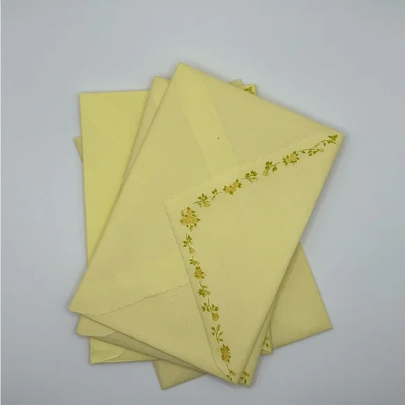 Yellow Floral Textured Party Invitation Card - Picture 2 of 4